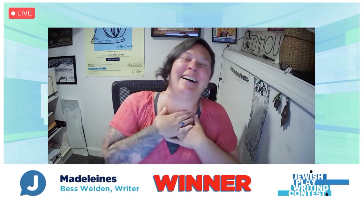 shinebolts's tweet photo. Congrats, Bess Welden! 💥⚡️
@jewishplays @EatDrinkLucky https://t.co/hNhSNmM9f3