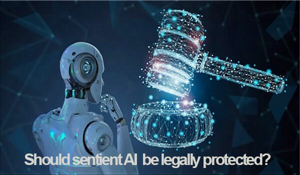 Should sentient Artificial intelligence be legally protected? Hiring of an Attorney by Google's AI LaMDA has sparked debate over whether sentient AI bots should be entitled for personhood &amp; legal standing to protects their rights &amp; interests.  lawgradlk.blogspot.com/2022/06/Google…