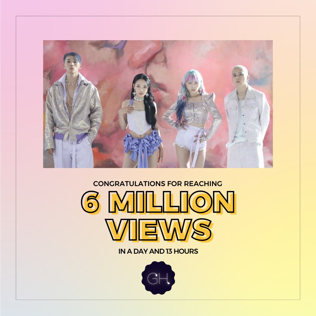 CONGRATULATIONS TO <a href="/KARD_Official/">KARD (카드)</a> FOR REACHING 6M VIEWS! 🥳🎉🎊🎈🪩
This sets a new record for the group, being their most viewed video in less than 48 hours.
Let's go Hiddens! Let's keep breaking more records! 💪🏻 Keep streaming for that first win!
#KARD_RingTheAlarm #KARD #Re_