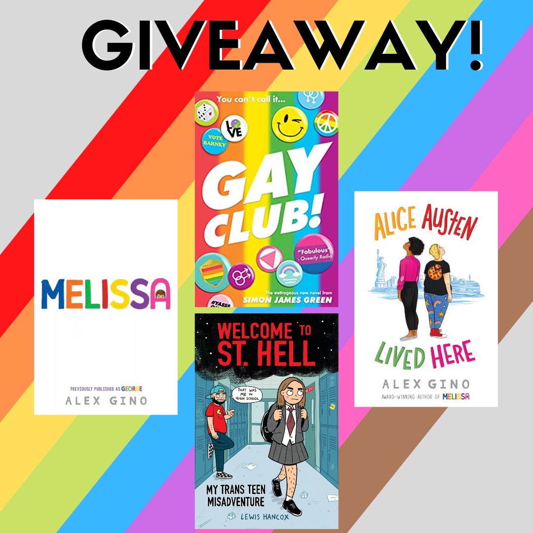readsbyross's tweet photo. 🌈GIVEAWAY TIME!!🌈

The wonderful @scholasticuk have given LGBTQMonth some amazing books for you to win!

TO ENTER:
❤️ Follow me and @LGBTQMonth 
❤️ Retweet

Ends July 1st. Good luck!!
#LGBTQMonth22 https://t.co/9HixefTqkK