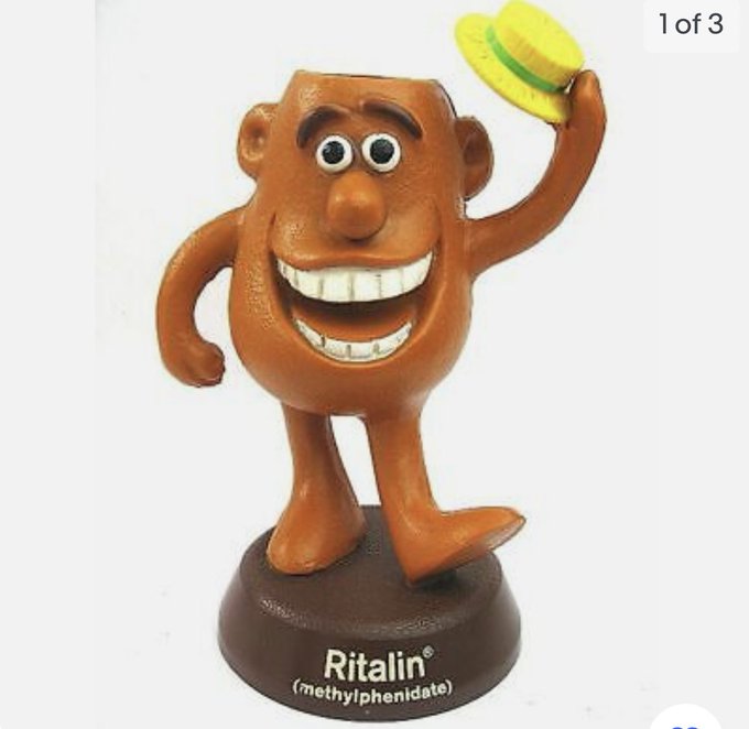 It&rsquo;s such a shame they outlawed pharmaceutical promotional stuff like this!! This Ritalin guys are 300