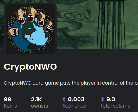 nwotcg's tweet photo. Just hit 9 $ETH in volume!

#CryptoNWO https://t.co/zH9Ip6BKlv