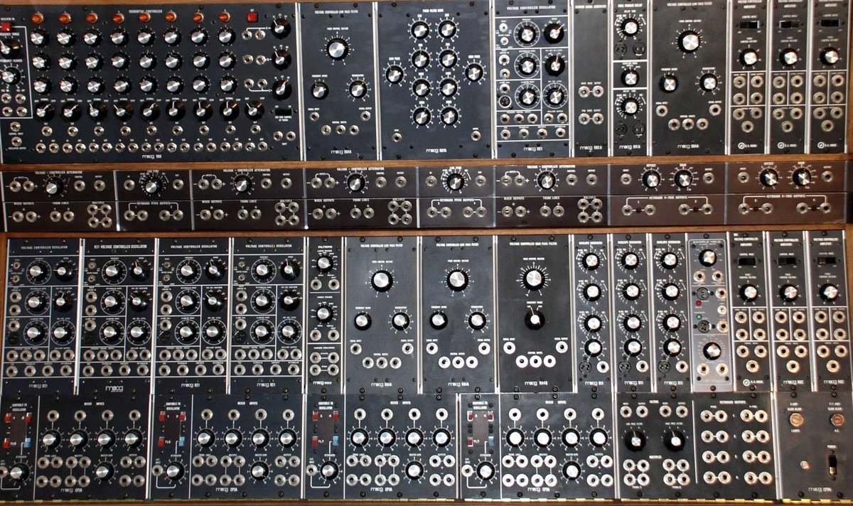 The “DEFAULT PRESET” on my Modular Moog. Let the patching begin.  Analog hardware fun. #moog #analogsynth #sounddesign #edm #electronicmusic #dancemusic #recordingstudio #music #studiolife