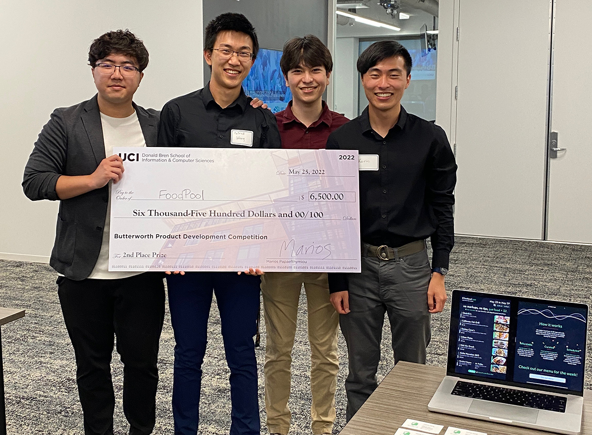 UCIbrenICS's tweet photo. ✨ Award-winning startup Foodpool, founded by @UCIrvine ICS juniors Patrick Wang, Arthur Lafrance, Sanghyun Byun, and Kevin Xu, is bringing affordable food delivery to the UCI campus. 📱🍔🍤🥑🍣📱
Learn more at: https://t.co/HHj9AgKnpp
#uciics #ucirvine #uci #Foodpool https://t.co/fXcRvsxKzo