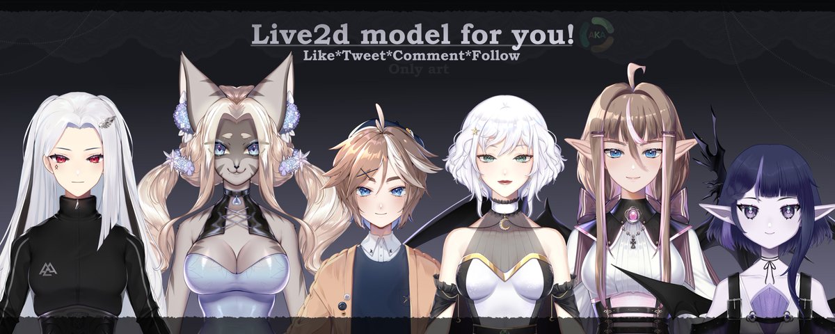 AkaVtubers's tweet photo. For this summer we are giving away a half body rig ready model for Live2d:3
Our artist also has 2 Commission slots open as well!
Ends 9/1
Like❤
Tweet🔄
Comment (your number)🗨
Follow🙎‍♂️
#Vtuber #vtubercommissions #VTuberEN 
#ENVtubers #VTuberUprising #opencommissions #live2d #art https://t.co/bc4go1qPkc