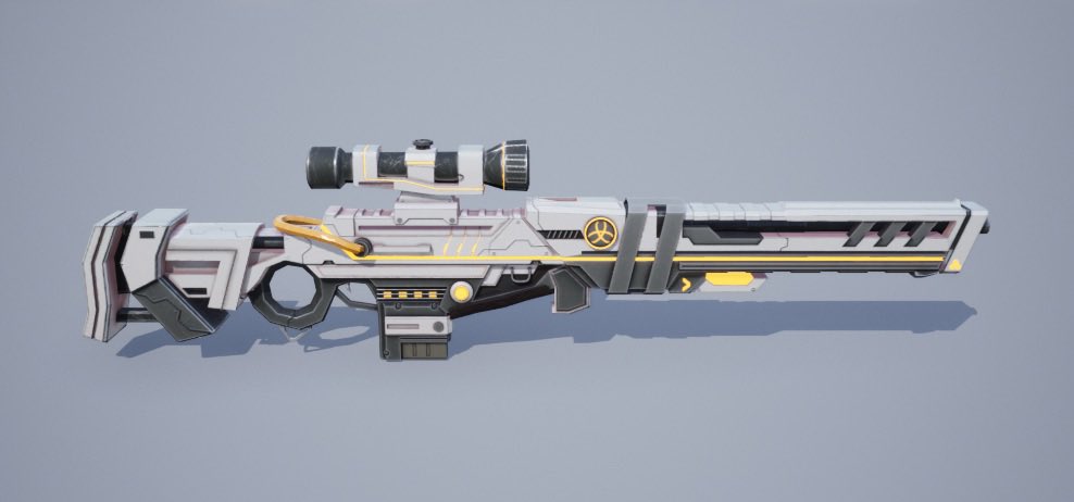 GlizzyRoyale's tweet photo. Who’s excited to use this in-game👇

Bolt-action sniper that shreds health and rewards headshots with 2.5x damage… https://t.co/cb3nQ7Qbke