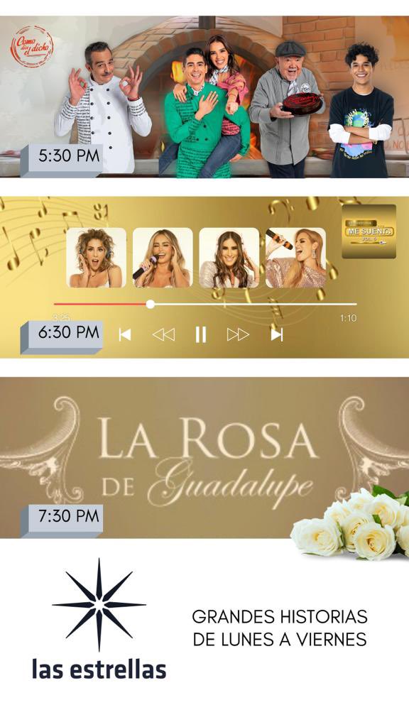 MasFarandulaOf's tweet photo. La barra de unitarios en @Canal_Estrellas estan siendo todo un éxito. 
#Ratings Miércoles 22 de Junio: 

#ComoDiceElDicho 2.6 millones
#EstaHistoriaMeSuena 3 millones
#LaRosaDeGuadalupe 3.6 millones https://t.co/UXnJtVKPZQ