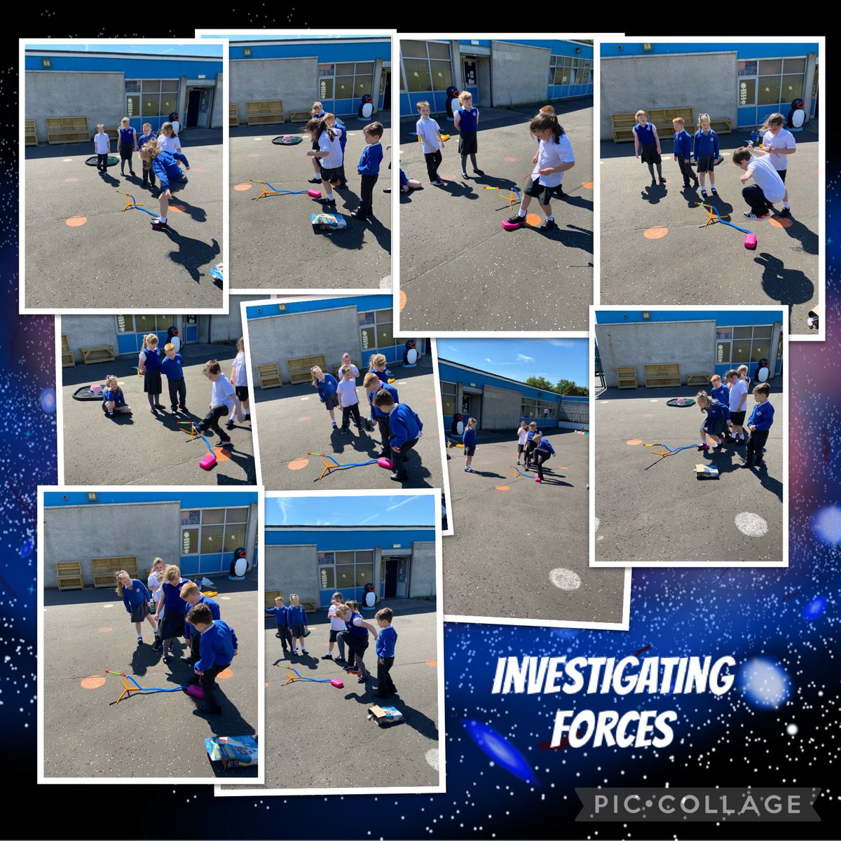 Mrs Lloyd (@mrslloyd_stt) on Twitter photo Investigating what happens when we apply different forces to a rocket. 🚀 @P3bSmos @SMOS3_4a Investigating what happens when we apply different forces to a rocket. 🚀 @P3bSmos @SMOS3_4a