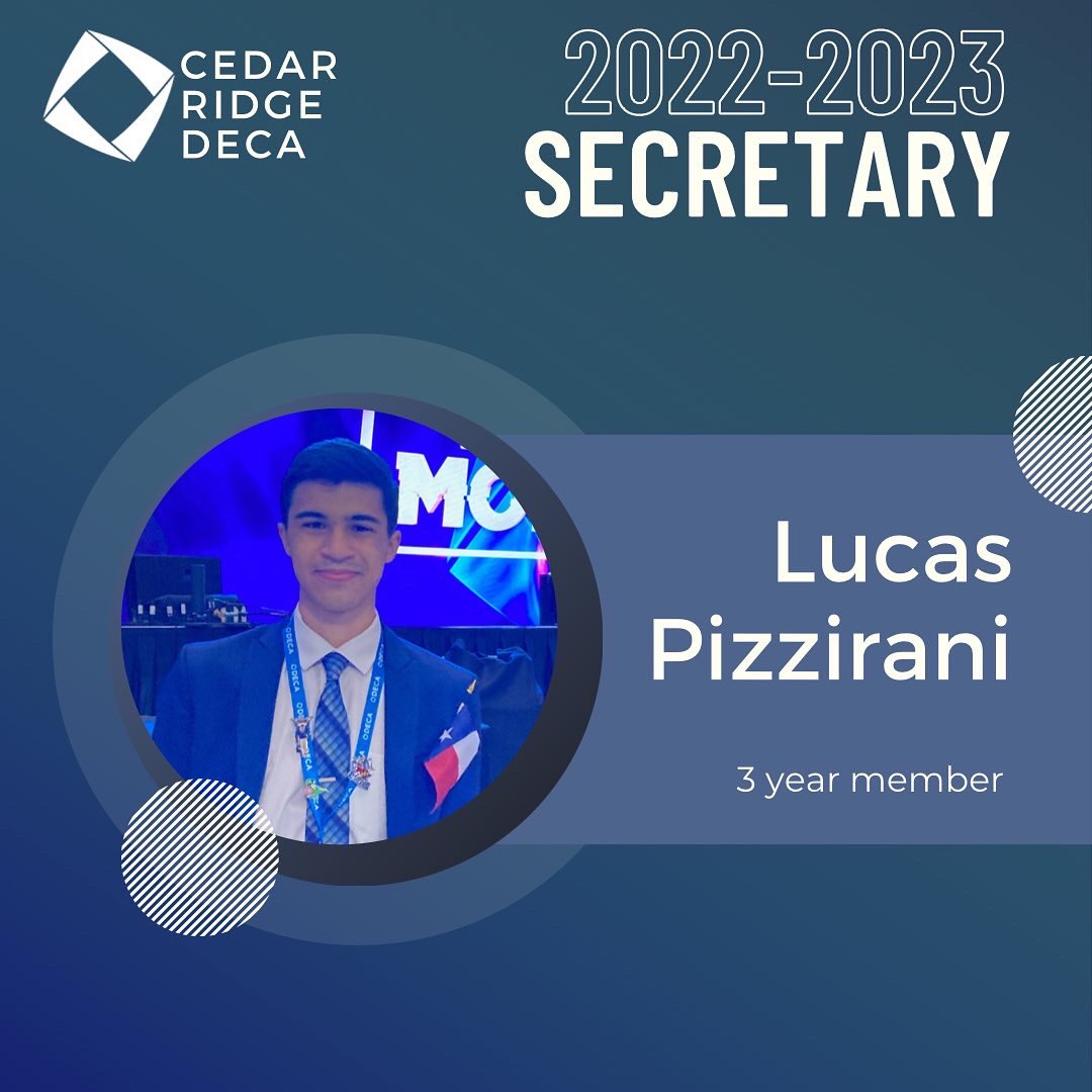 Cedar Ridge HS DECA tweet media