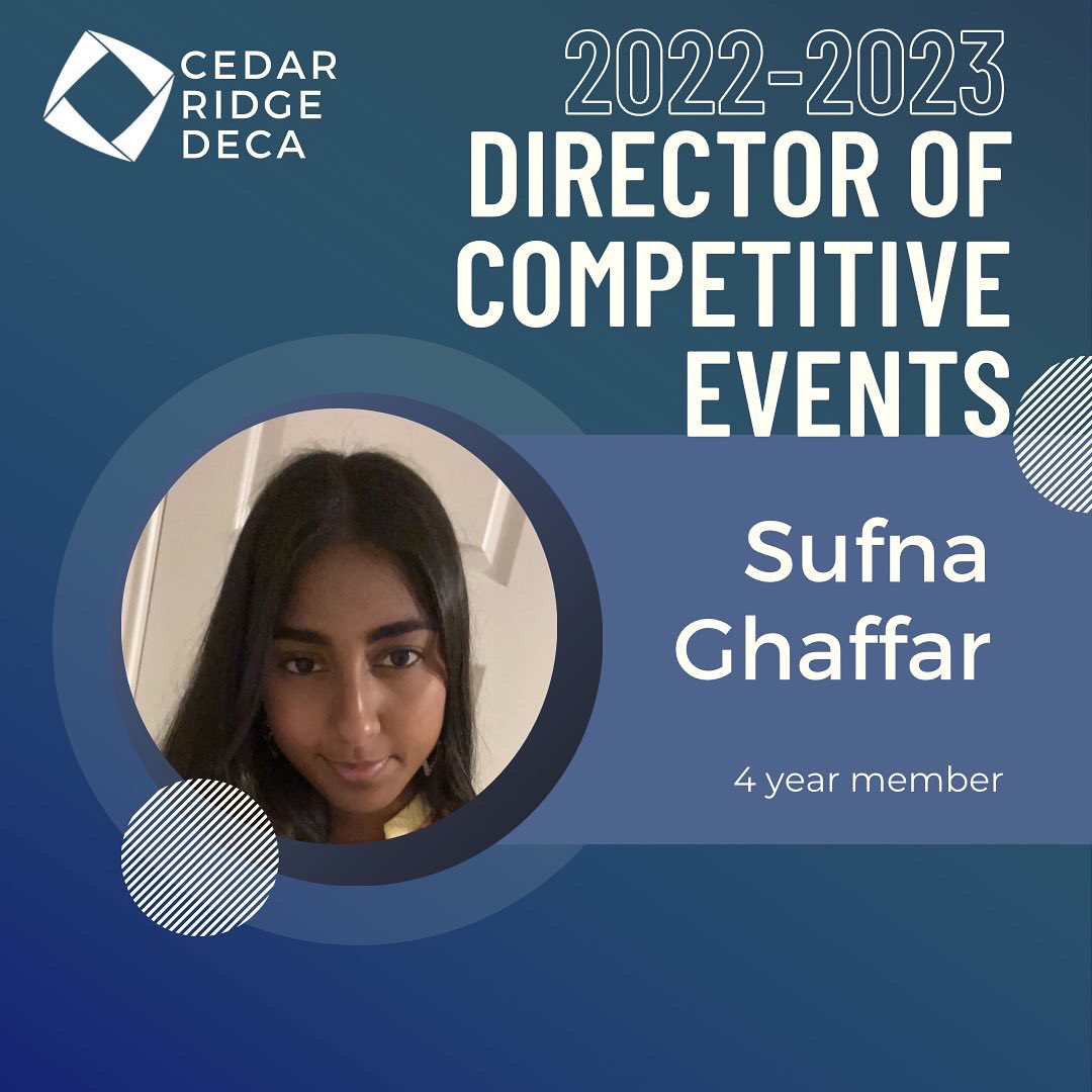 Cedar Ridge HS DECA tweet media