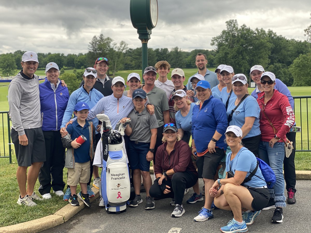"I'm playing for so much more than myself."

Some of <a href="/LPGA/">LPGA</a> Professional <a href="/megfrancella/">Meaghan Francella</a>'s friends, family and students that came out to support her during the first round of the <a href="/KPMGWomensPGA/">KPMG Women's PGA Championship</a> ❤️

Meaghan's #DriveOn story ➡️ bit.ly/3tn2dtX