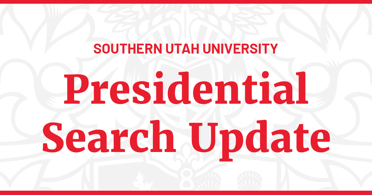SUUtbirds's tweet photo. The Presidential Search Committee has interviewed candidates for the next president of SUU. The finalists will visit campus on Wednesday, July 13, and open forums will be held with each. 

More information to come. For now, save the date! #TBirdNation
https://t.co/qZPd9sIhZB https://t.co/GKcW5xzcW7