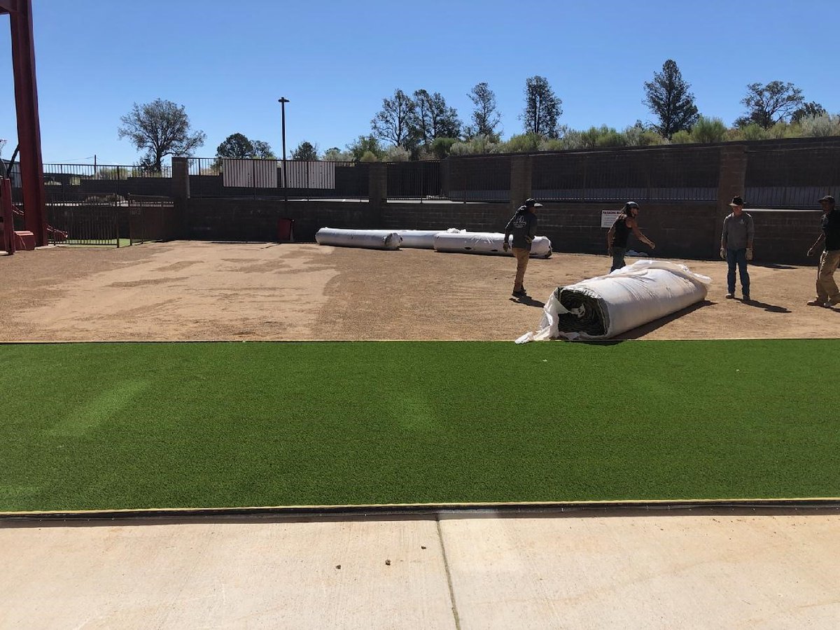 BASISed's tweet image. Summertime transformations! Check out the new courtyard being laid at BASIS Prescott - lots of outdoor fun ahead for our students, especially as temperatures cool down this fall!