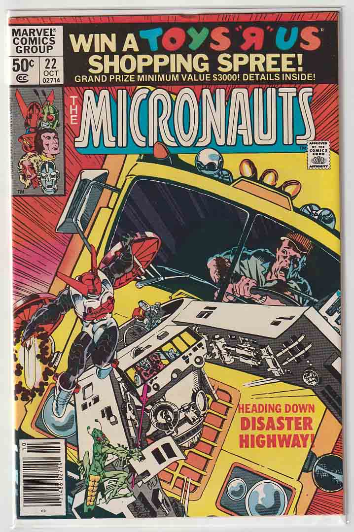 #Micronauts #23 (1980) Michael Golden Cover & Pat Broderick Pencils, Bill Mantlo Story, 1st Appearance of Prince Pharoid & Margrace, #MoleculeMan Appearance 'Field Trip!' The Micronauts battle a resurrected Molecule Man. amazon.com/dp/B09Z7CTXG1?…