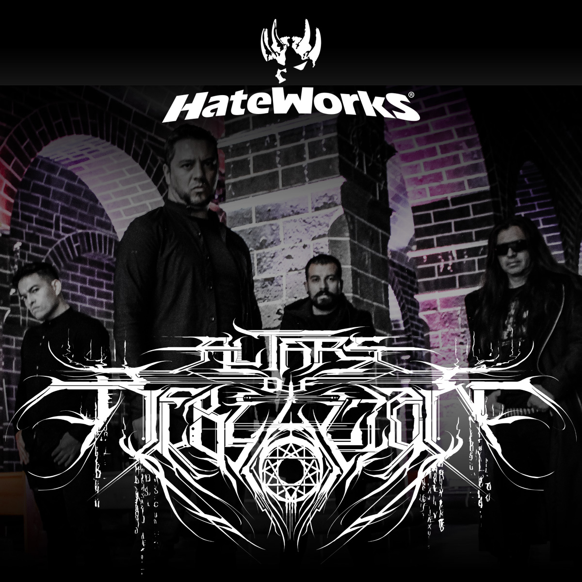hateworkers's tweet image. Emergiendo desde el Sur del cielo, Altars of Rebellion se une a la familia HateWorks. Pronto más noticias.
///
Emerging from the south of heaven, Altars of Rebellion join the HateWorks family. More news to come.

#YourHateMakesMeStronger