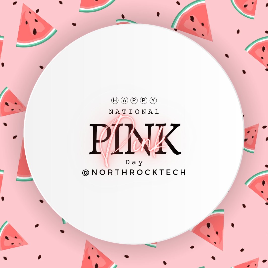 NorthrockTech's tweet photo. #NationalPinkDay https://t.co/zE3Enh3UBf
