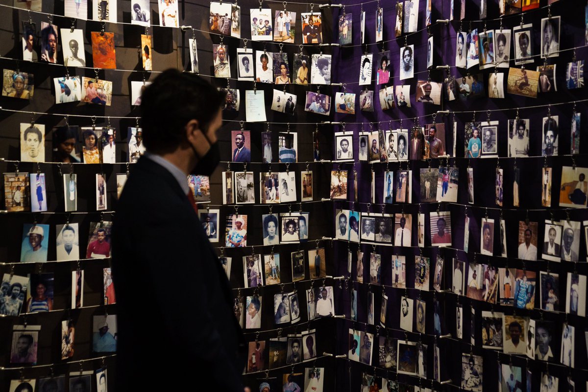 JustinTrudeau's tweet image. Today, we visited the Kigali Genocide Memorial to pay our respects to the victims of the genocide against the Tutsi. We must never forget them or the suffering they endured, and we must never allow such atrocities to happen again.