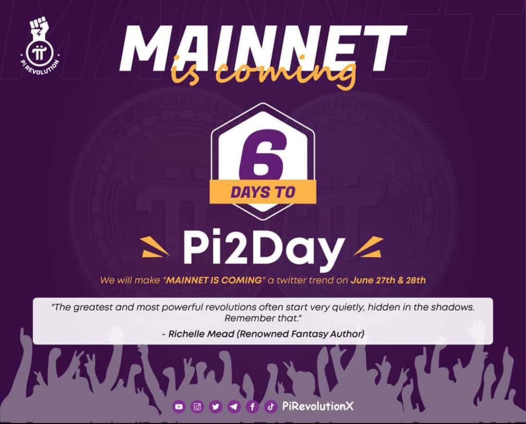 Eniwealth100's tweet photo. Don't forget this, Mainnet is coming🔥🔥🔥 #Mainnet #mainnetgathering #PiNetwork https://t.co/Kjn21vRftB