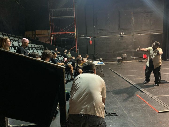 A sneak peek at a very early workshop for this year’s TNC street theatre workshop. Michael David Gordon, always front and center at this beloved annual ritual, leads the session. Opens as always in August!