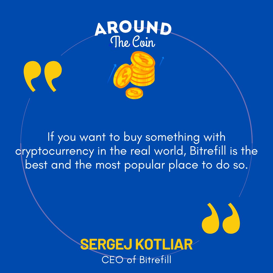aroundthecoin's tweet photo. ATC Features @ziggamon who is the CEO of @bitrefill, the largest store in the world for people to buy things with their coins. #fintech #podcast #crypto #billspayments #giftcards 💡 https://t.co/oGI6VTGYek