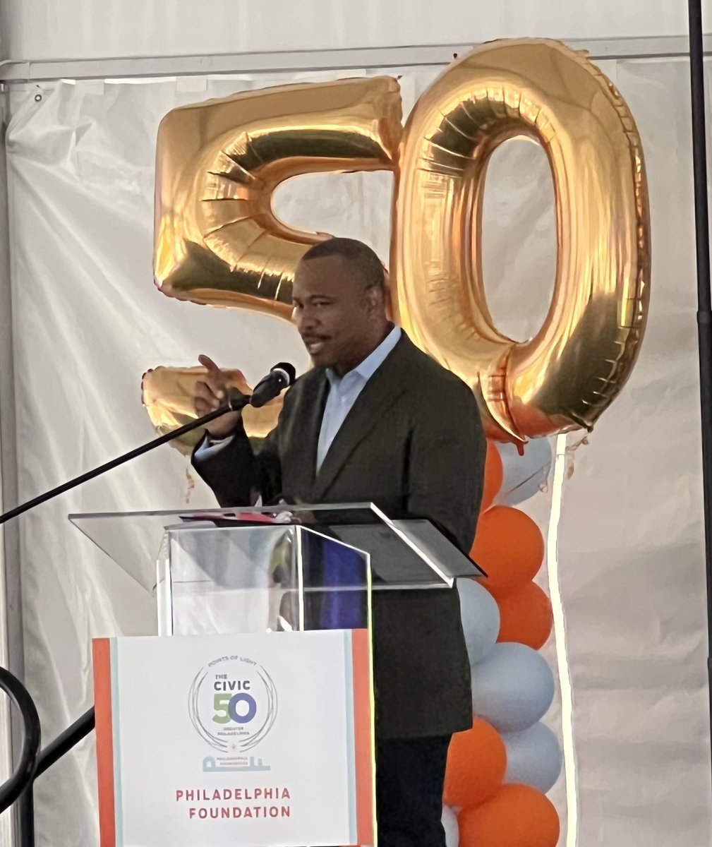 PhilaFound's tweet photo. Rick Williams is our host for the evening. #civic50phl https://t.co/gEw8PZVFF9