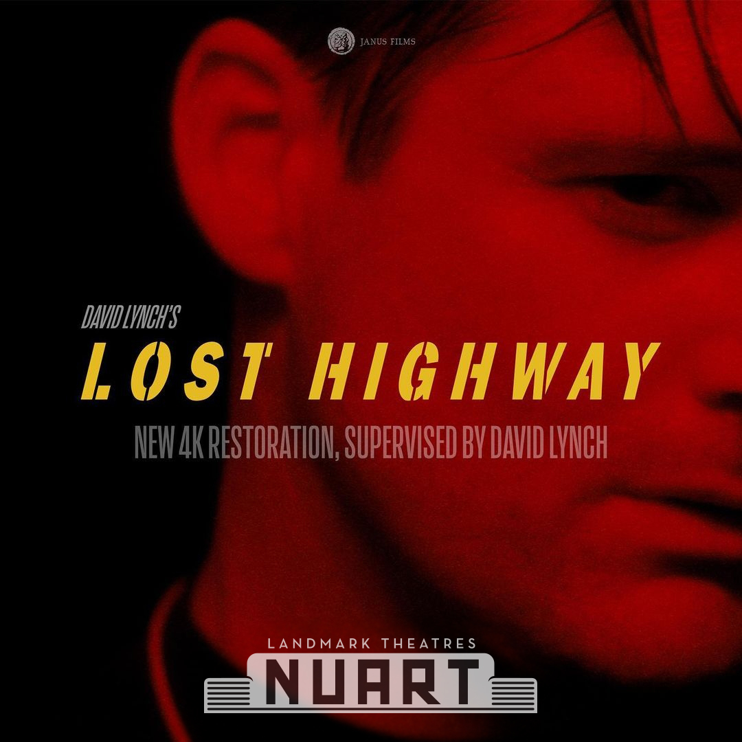 New 4K Restoration supervised by #DavidLynch for #LOSTHIGHWAY’s 25th Anniversary! Come and see the surreal psychological thriller starring #BillPullman & #PatriciaArquette at Landmark’s #NuartTheatre from Jun 24-30 (1-week limited engagement)! Get Tickets: fal.cn/3pI1B