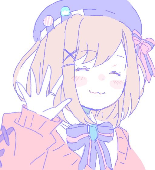 鈴原るる 「(こんるるさん🎈🎉🎊) #鈴原るる #るるのアトリエ 」|毛玉に。のイラスト