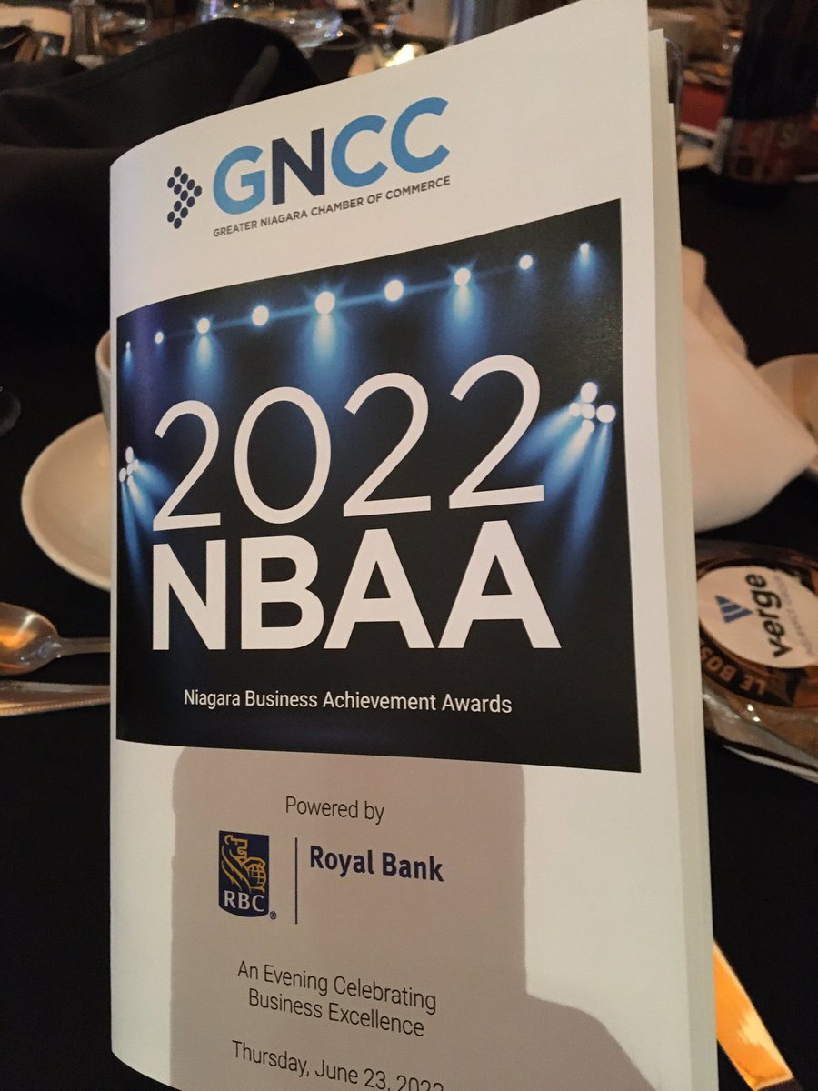 NiagaraGoodwill's tweet image. Having a good time tonight at the #2022NBAA Goodwill Niagara is nominated for an Environmental Award!😀👍