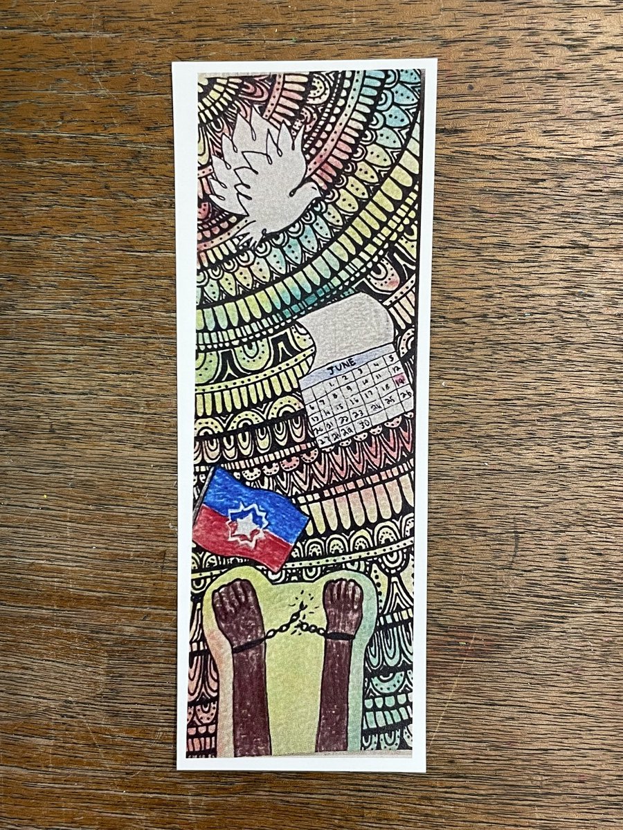 Congratulations Ella Dickinson on winning the #Juneteenth bookmark contest!