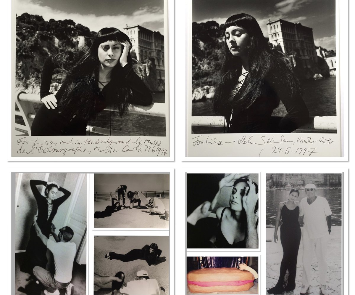 25 years ago today: 24/6/97, when I had the surreal experience of a photo shoot w/ #HelmutNewton in Monaco 📷🇲🇨 - which I won by making a ridiculously big Monte Carlo biscuit prop &amp; attaching it to the 25-words-or-less competition entry form. The biscuit …instagram.com/p/CfKlU4lPN1l/…