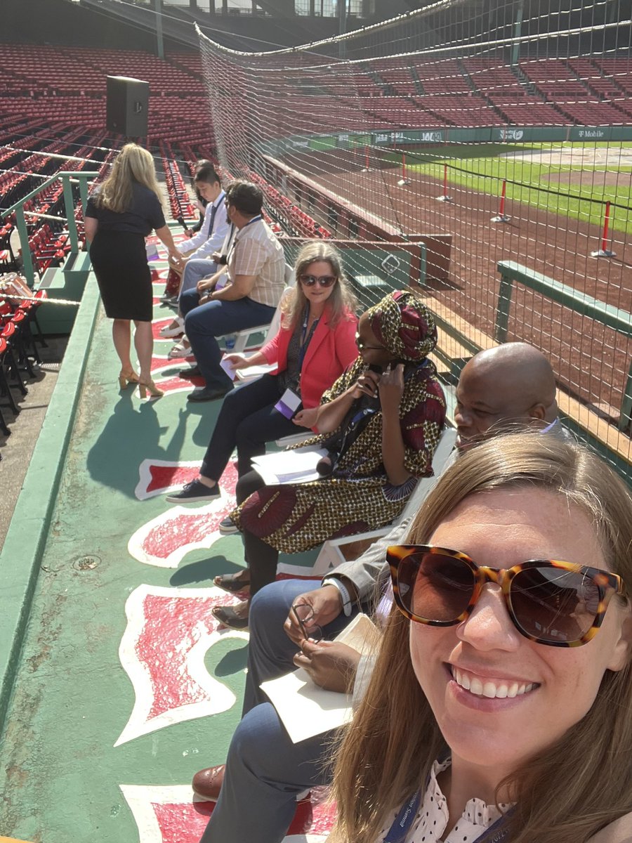 Thank you @LearnLaunch @janemswift for providing the @RedSox dugout as a stage to center the voices of our students in an important conversation about how we can make the high school experience better for them. Young people are giving me hope!