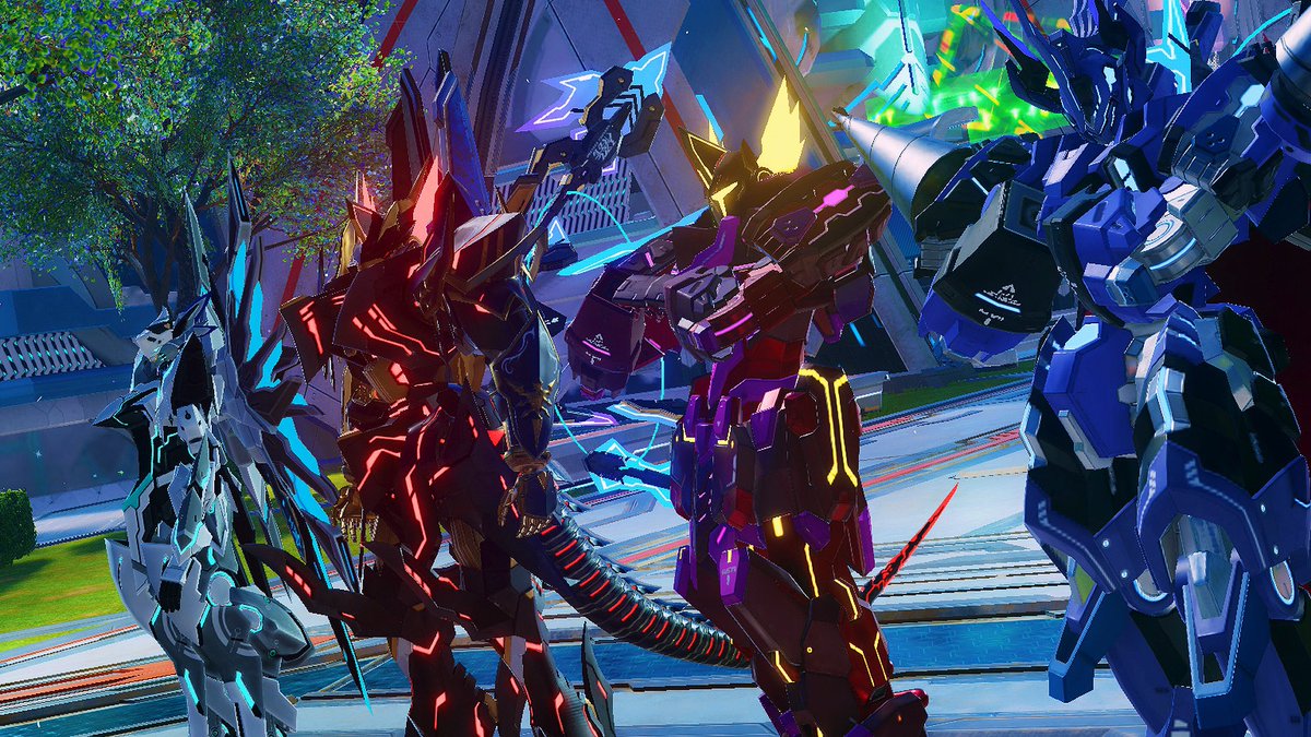 @FroKipp @Oranim12 
Hanging out with my fellow alliance members! 
#PSO2NGS #PSO2NGS_SS #PSO2GLOBAL