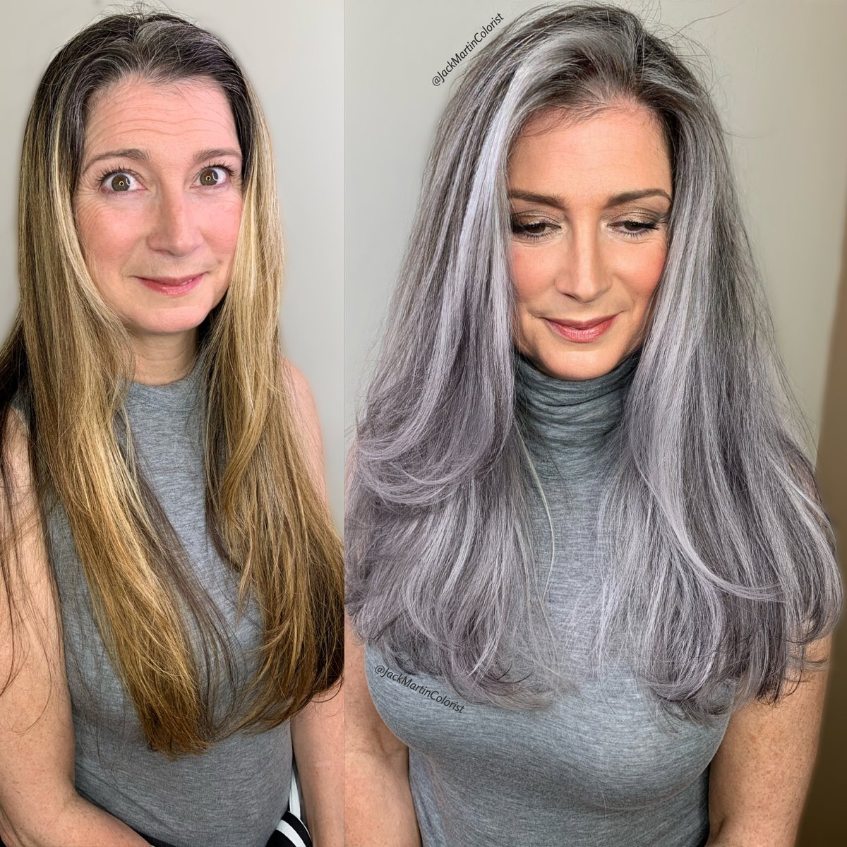jackmcolorist's tweet photo. #SilverHair #SilverFox #greyhair         https://t.co/MDFTbuW50q https://t.co/I2JJnHblnc