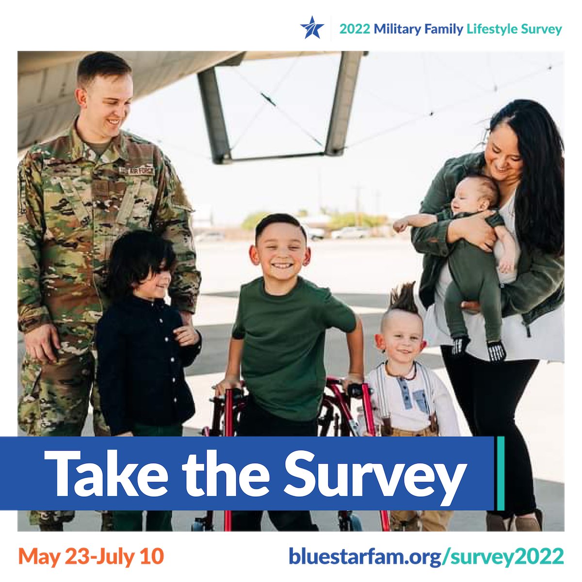 As a part of the #military and #Veteran community, how important is it to you to help inspire changes that will benefit your family? We’re proud to be a supporter of the 2022 #BSFSurvey. Take the survey today! ow.ly/fi5350JGebu