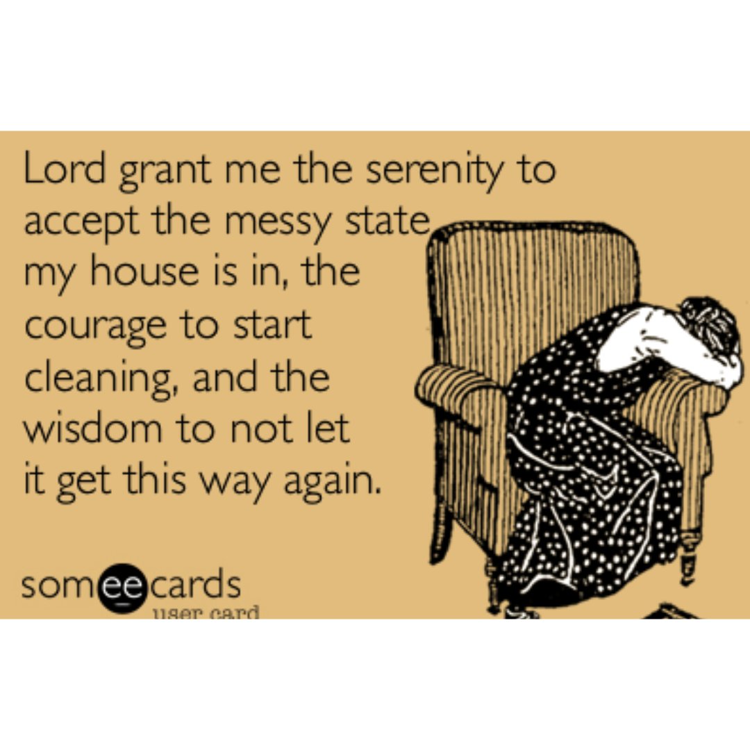 GetOrganizedWiz's tweet photo. Here’s a simple-to-follow cleaning guide you can follow to get your home looking better than ever before. https://t.co/d8i1pObDOZ

#GetOrganized #CleaningRoutine

Image Credit: someecards https://t.co/BQgpYBQ165