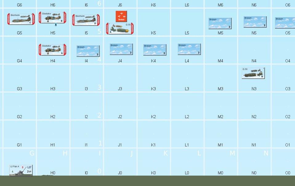 AU_oleary's tweet photo. Last night was #WingLeader with a friend from the #AdvanceAfterCombat BGG guild. Scenario - Like Arrows Against Gladiators; my RAF Biplanes taking down some Italian Freccia’s over Greece in 1941! #wargame #consim #tabletop #vassal #boardgame @gmtgames https://t.co/Iukm7SCAyz