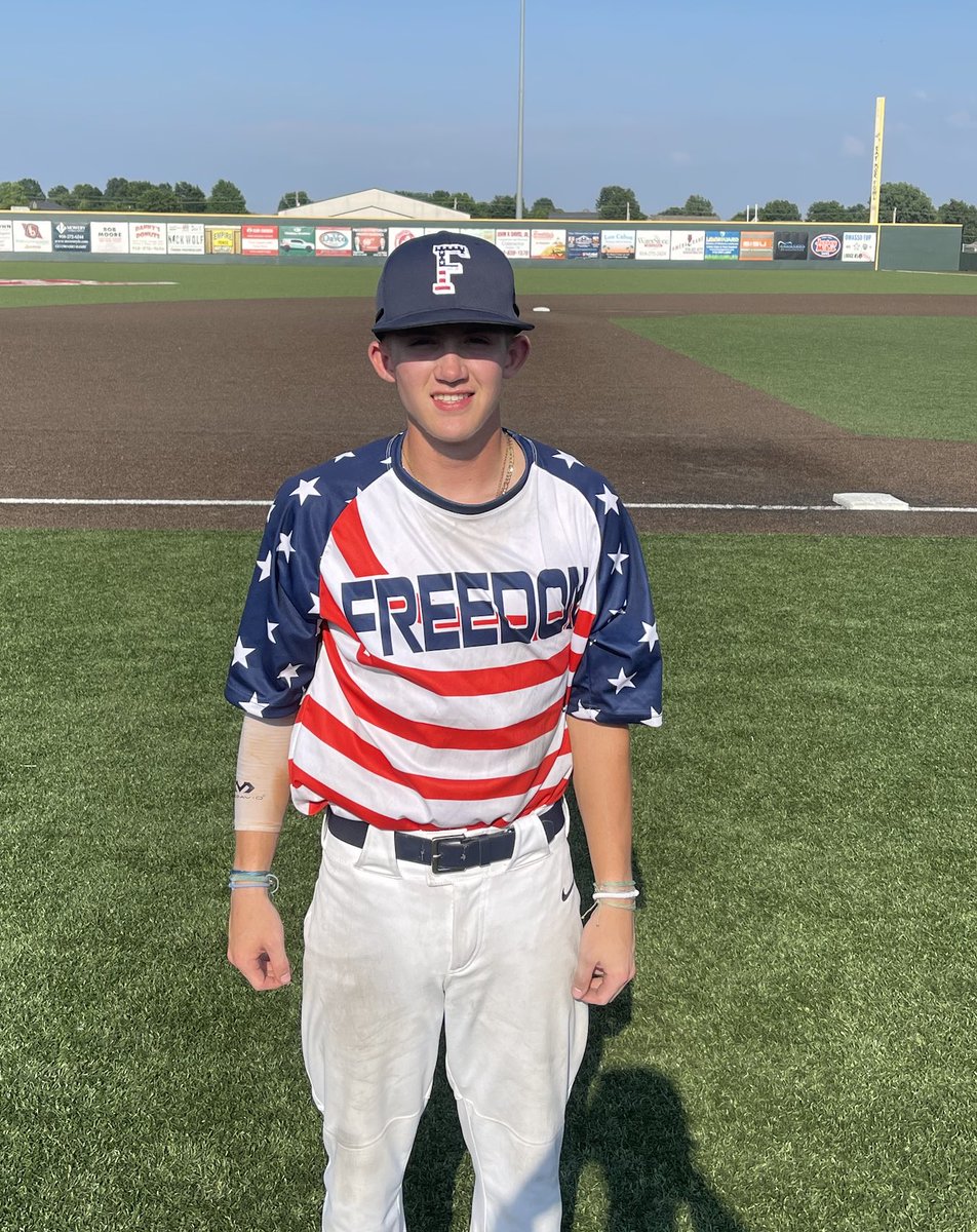 FiveToolOK's tweet photo. F: Freedom 14, Ft. Worth Cats Red 2
PoG: @AshtonParks00 2-2, R, BB
Hitter: Kale Testerman 2-3, 2RBI, 3R, BB https://t.co/ALqrloHYpb
