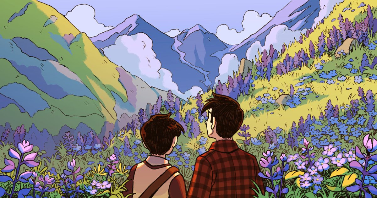 <a href="/miss_misery8/">missmisery8 🐺 Earthshine</a> Ash in the Wind is a paranormal romance about two college students getting lost in the woods and traversing more and more complicated bgs 🤣 (too meta?)

link: webtoons.com/en/challenge/a…

tagging <a href="/bel_by_the_sea/">✧</a> <a href="/snowswallow_/">Snow 🌿 A Handful of Petals</a> and <a href="/syliloquy/">Sy (skinfreeingarc)</a> to shout em out, no pressure tho!