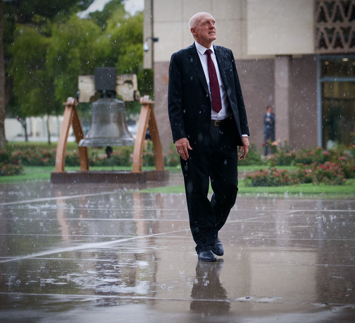 Rusty Bowers just basking in the rain is a vibe. 
For <a href="/azcentral/">azcentral</a>