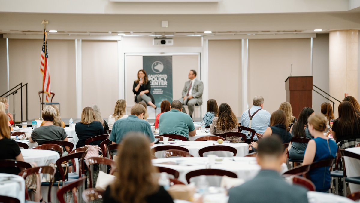 CalPolicyCenter's tweet photo. Inspiring parents to be future candidates, from school boards to the Capitol! Thanks @AsmMeganDahle for the amazing dialogue at CPC’s Parent Union Summit in Sacramento. #cpcsummit https://t.co/9KCIJeSCFJ