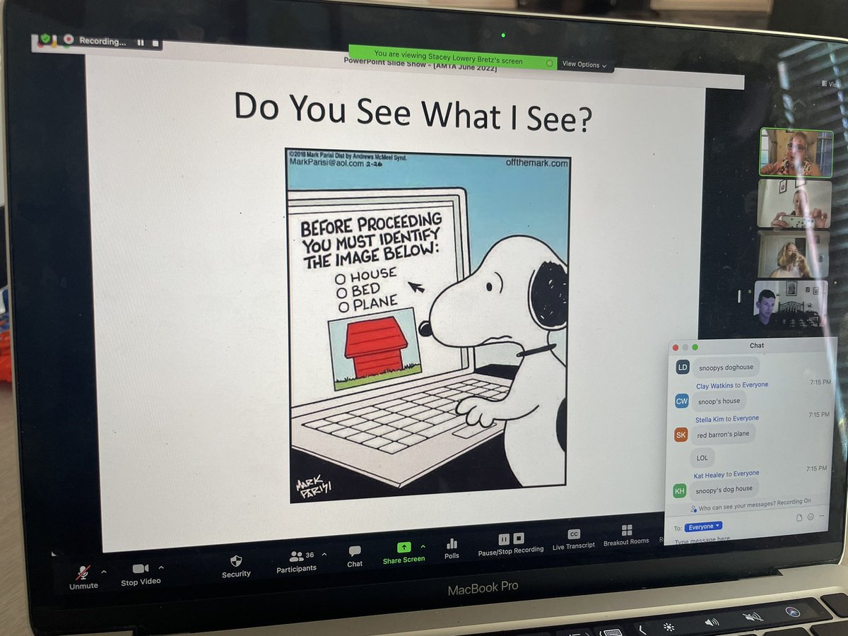 AMTAteachers's tweet image. Watching @SLBCER talk about precision in language! #AmtaconnectEd