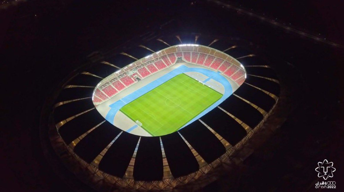 🇩🇿🌍 The #2022 #Mediterranean_Games are set to start this Saturday in my city #Oran, #Algeria, with the new Oran #Olympic_Stadium being the centerpiece of the games 😍