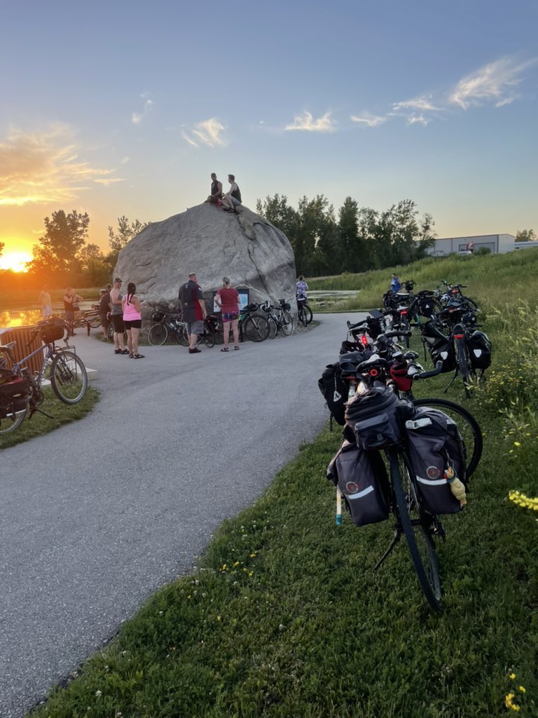 It’s a biker gang. And a sweet sunset. #murphologyadventures