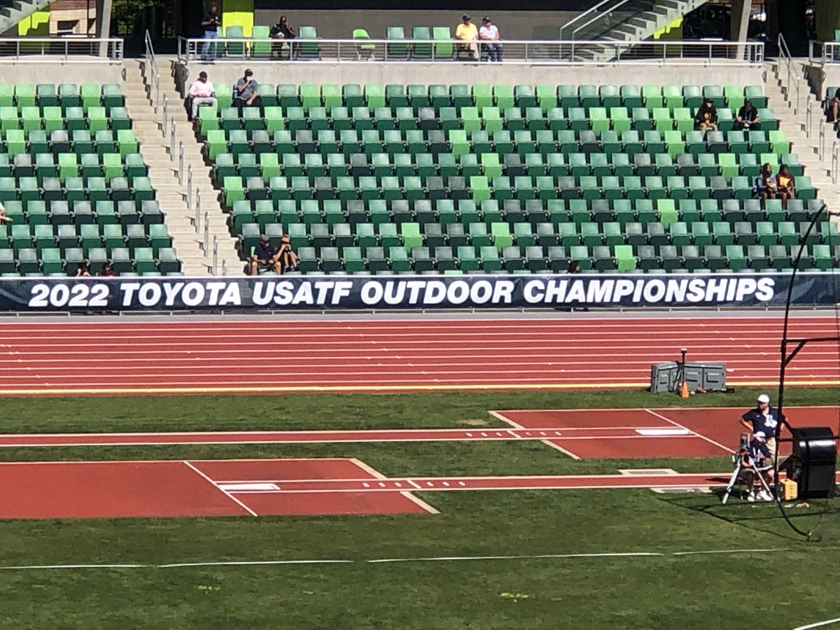 CoachMo7's tweet photo. Here at USATF National Championships! Time to take rank. Our Daniel takes the line at 6pm Pacific Time in Steeplechase Semifinals. Let’s go DJM! #AO1 #ThankYouPerformance https://t.co/lL32igquW0