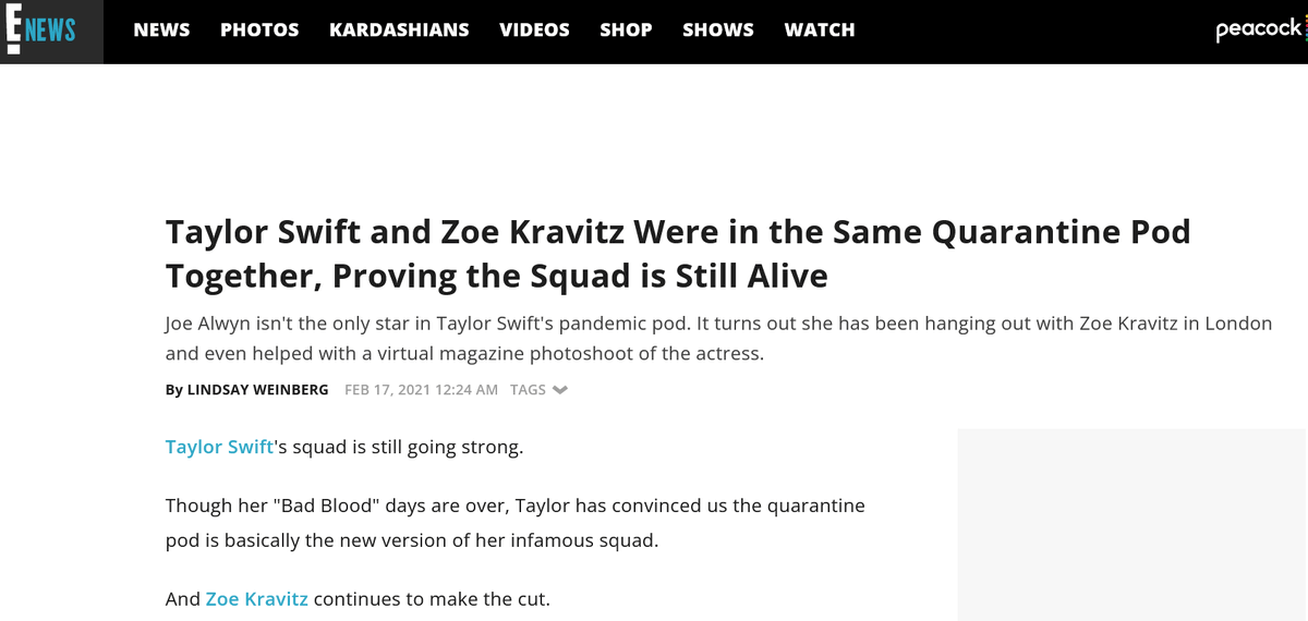 Beard_Club's tweet photo. ๐Celesb Taylor Swift in ๐#BradleyCooperesque curated #FakeSexClinch w/๐ #GayMerkin Joe Alwyn, staying at ๐#GayDad Lenny Kravitz's hol gaff , pointing to Taylor/Zoe (#CovidPodSharer) ๐ญ๐ณ๏ธโ๐Lez relationship https://t.co/vYUpACNP2a ๐ณ๏ธโ๐#Muffia #GirlsSquad #Gaslighting #Narcissists https://t.co/XNqPpdoK44