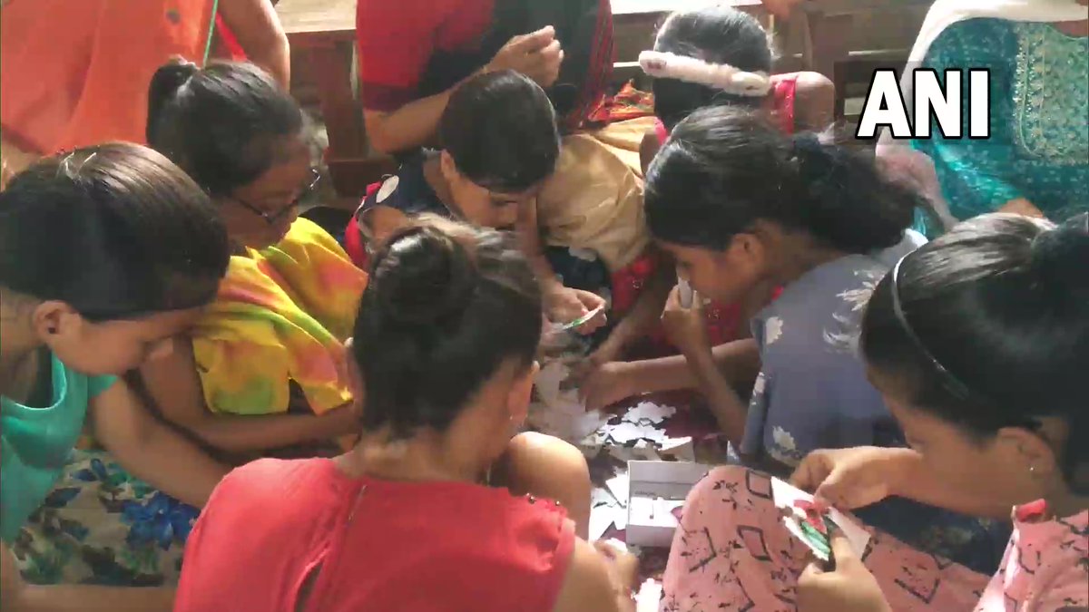 With #AssamFloods, we're making children participate in preschool activities in ... - Kannada News