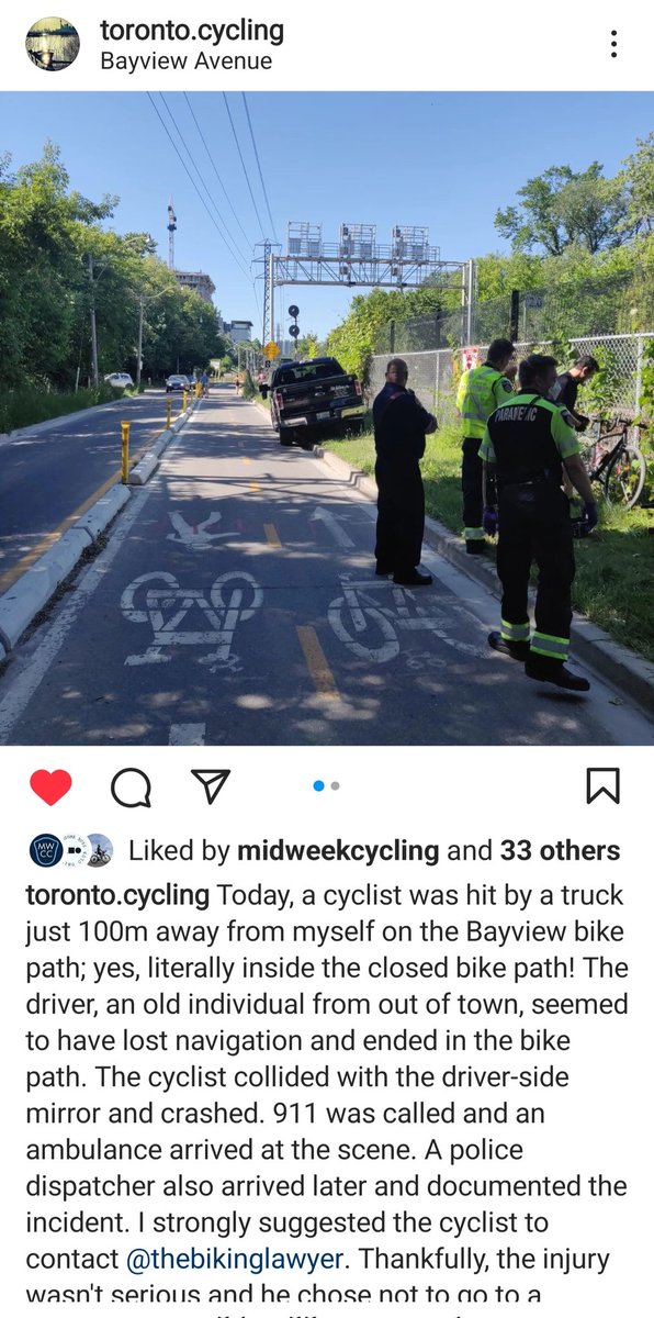 SteveBilicki's tweet image. NOWHERE IS SAFE. 

What does it take to revoke a drivers license @TorontoPolice? They have clearly proven they are incaple of safely operating a motor vehicle. 

@TheBikingLawyer @midweekcycling  @CycleToronto @tomflood1 @JohnTory @fordnation @PaulaFletcherTO #ActiveTO