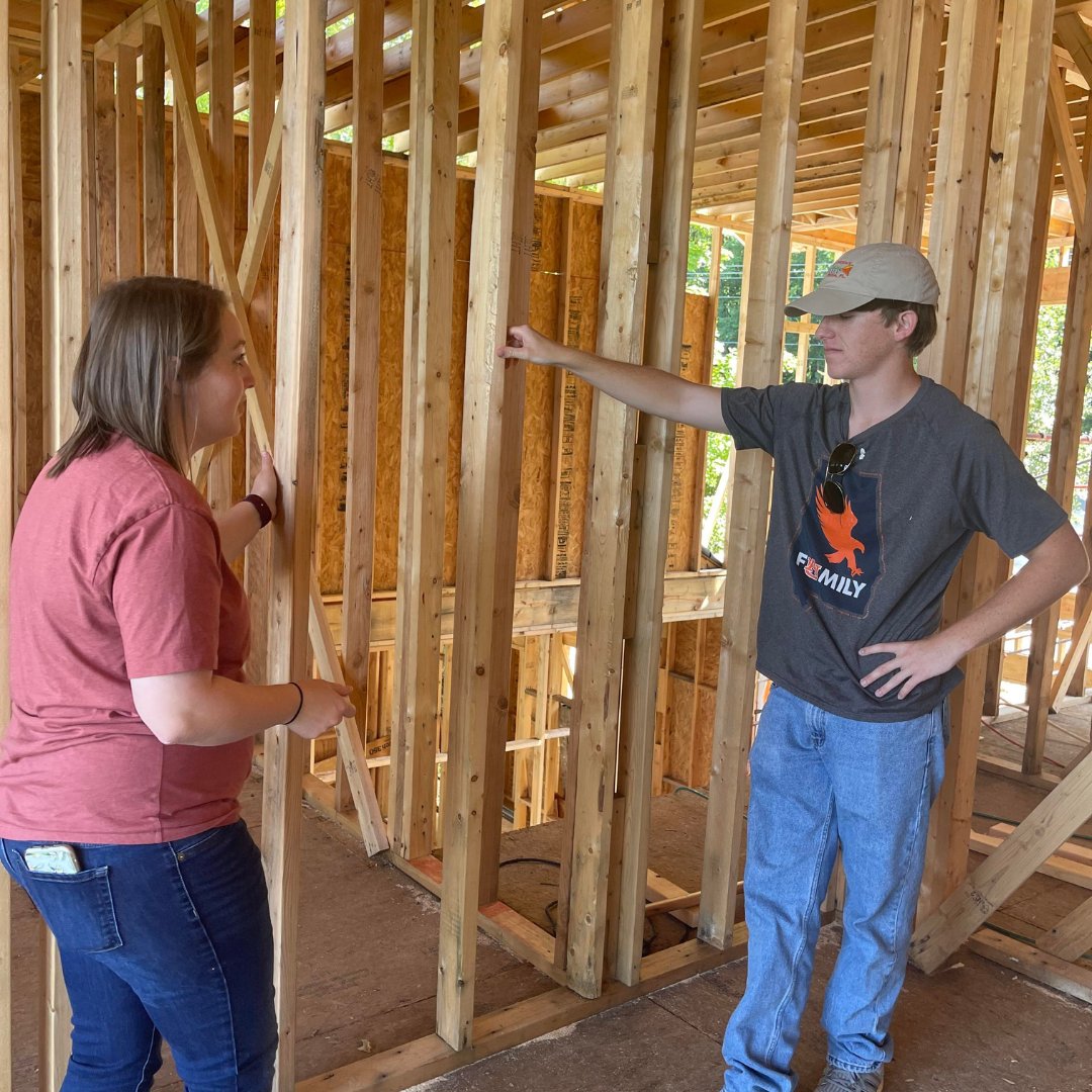 RKennamerConst's tweet photo. A big part of our mission is giving back to our community, last week we had the opportunity to do that through education. We were shadowed by an Auburn University-bound student interested in building science! https://t.co/CH3j2gdblS