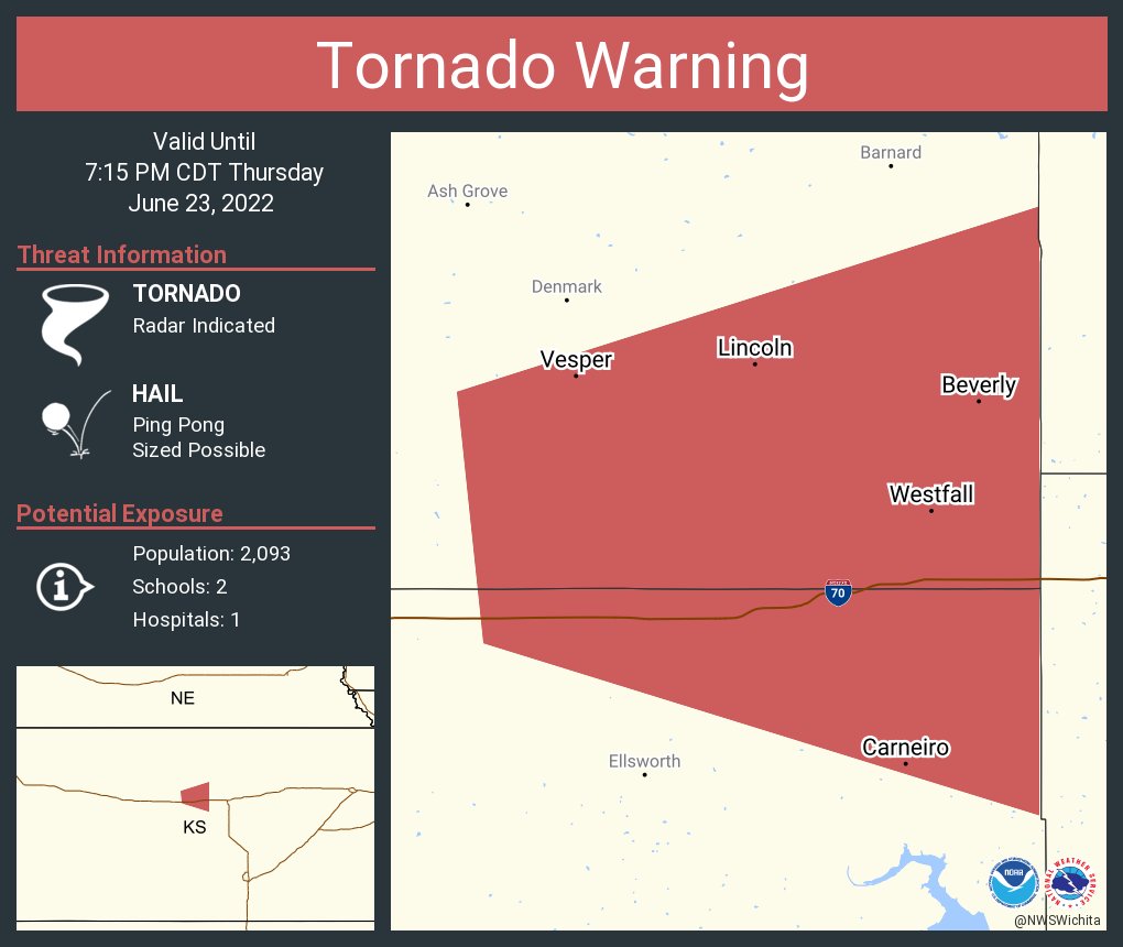 Mike Smith on Twitter "TORNADOWARNING Kansas KSwx"
