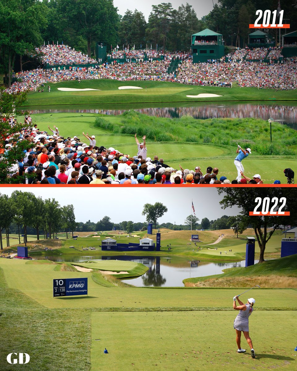 GolfDigest's tweet photo. Congressional has changed. 👀 https://t.co/ZiC0qbS3Rs